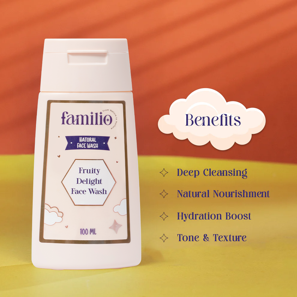 Fruity Delight Face Wash for the Delicate Kid's Skin