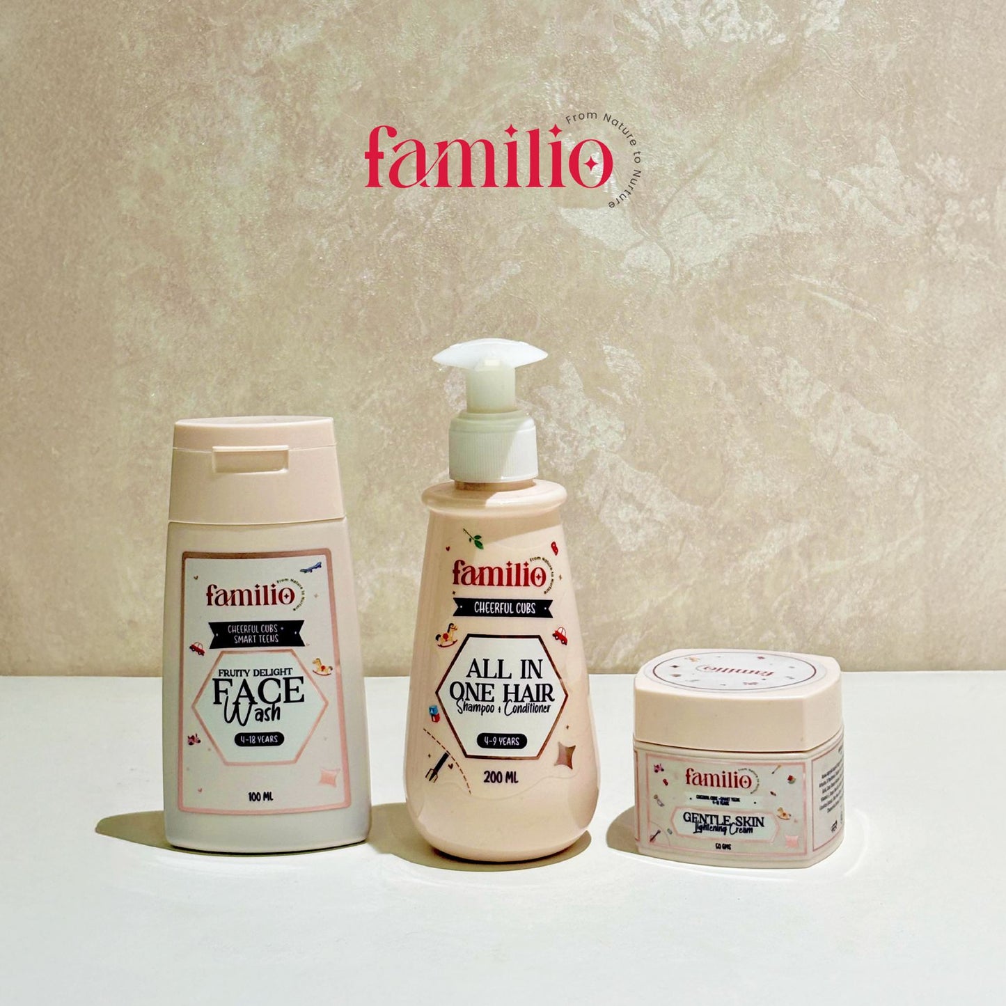 The Ultimate Trio Care - Hair Shampoo + Cream + Face wash