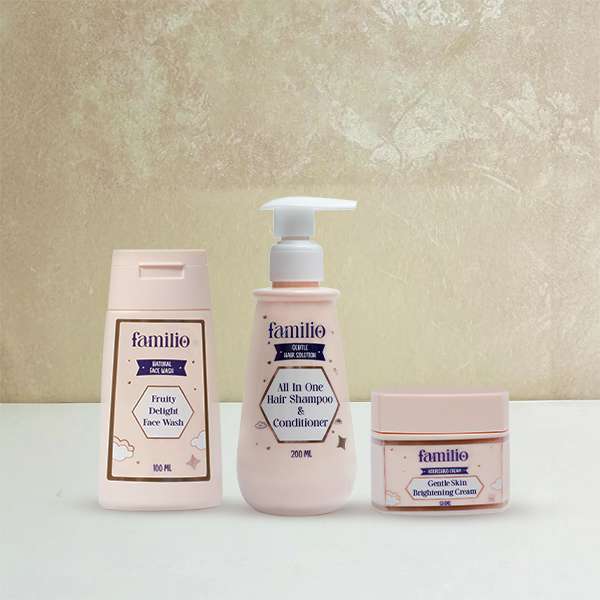 The Ultimate Trio Care - Hair Shampoo + Cream + Face wash