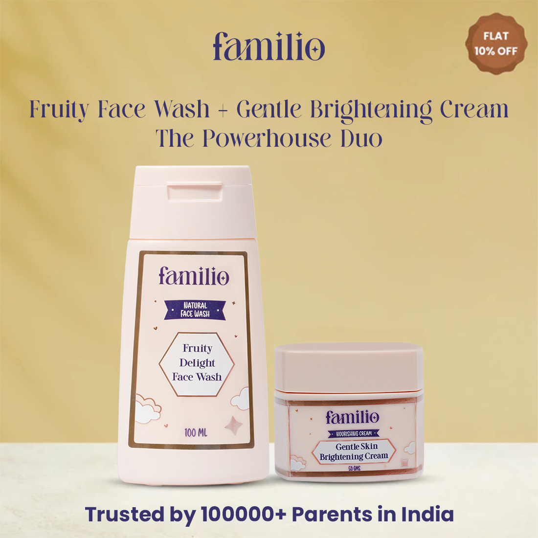 The Powerhouse Duo Fruity Face Wash + Gentle Skin Lightening Cream