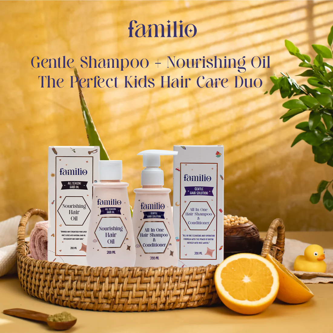 The Gentlest All in One Shampoo and Hair Oil Combo