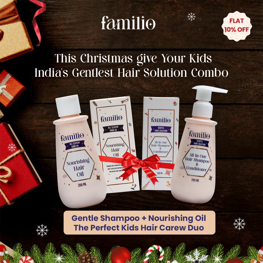 The Gentlest All in One Shampoo and Hair Oil Combo
