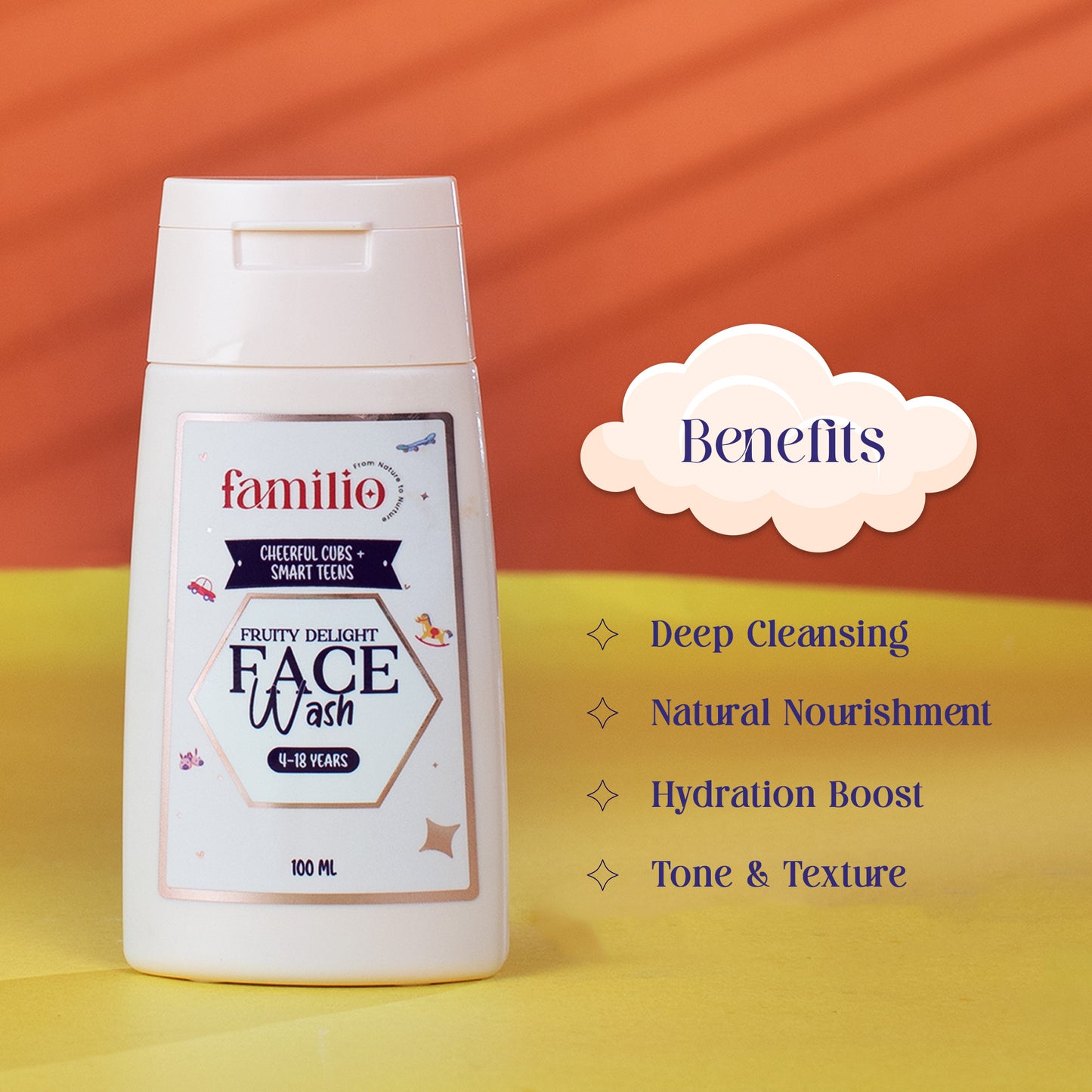 Soothing Purifying Formula to Upkeep the Delicate Skin of your Little Cub.