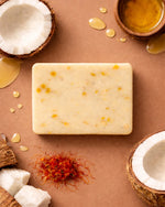 Kesariya CocoGhee Soap - Saffron (Pack of 2)