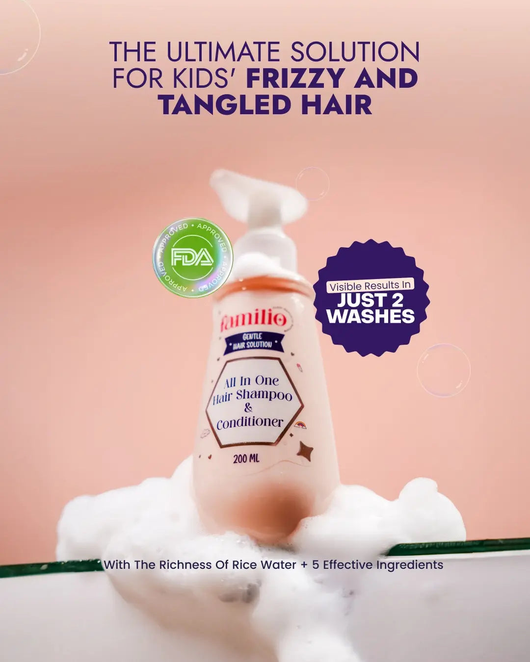 India's Gentlest Shampoo For Your Kids' Frizz Free Hair