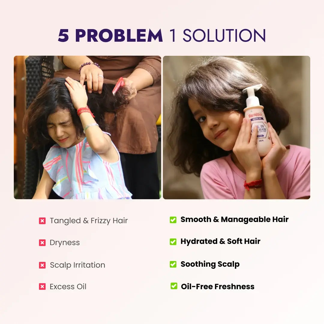 India's Gentlest Shampoo For Your Kids' Frizz Free Hair