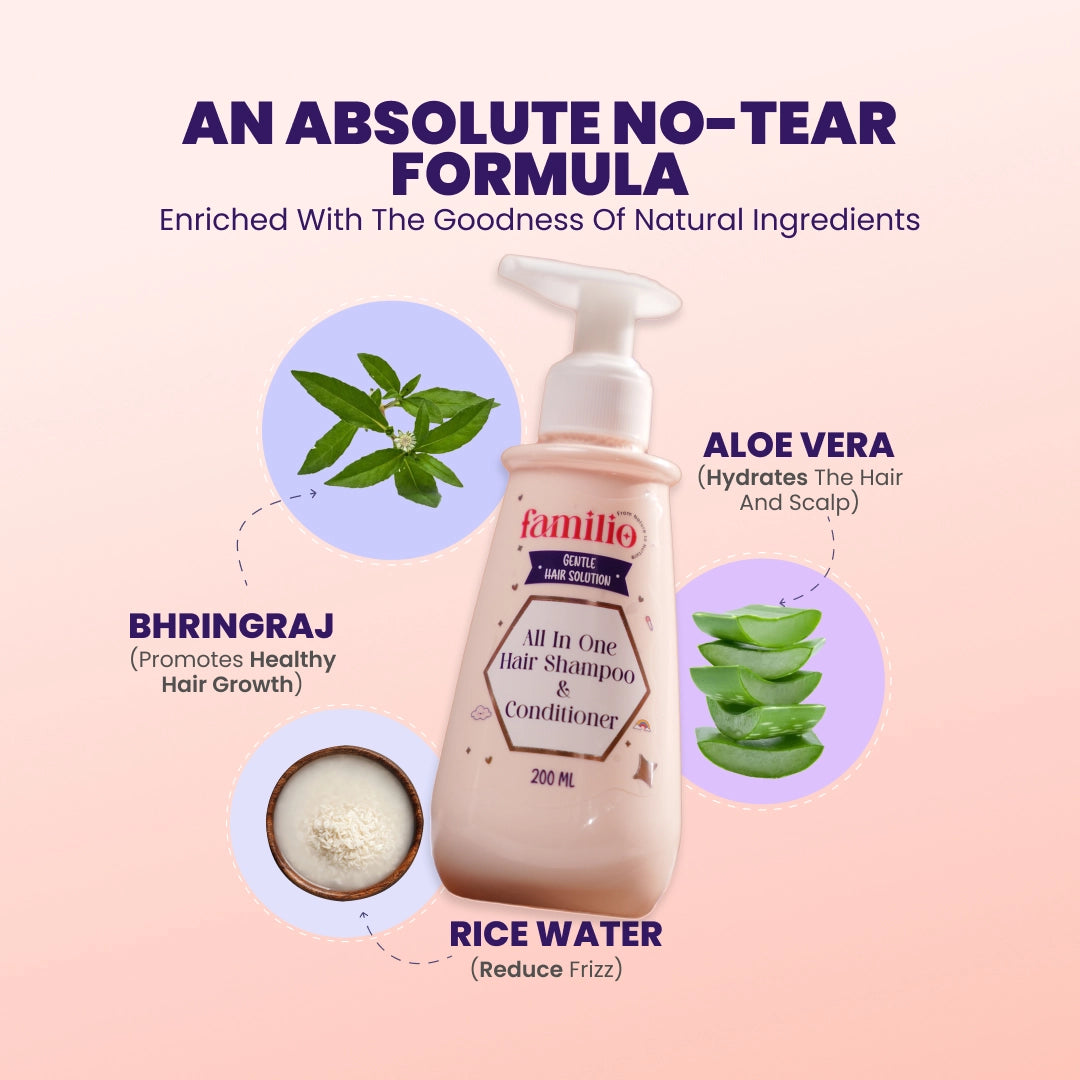 India's Gentlest Shampoo For Your Kids' Frizz Free Hair
