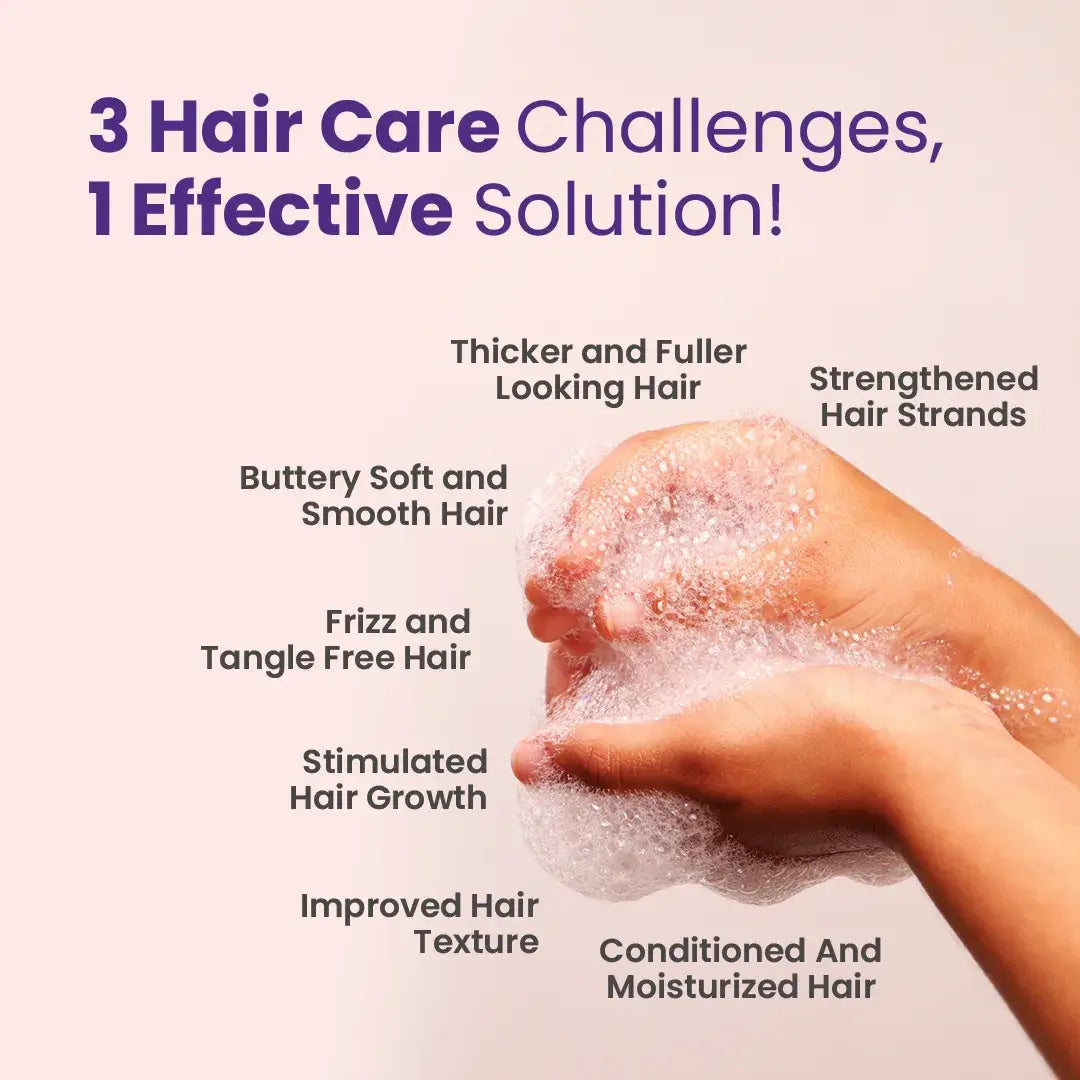 India’s First Ultimate Kids Shampoo for Buttery soft, Manageable and Fuller looking hair.