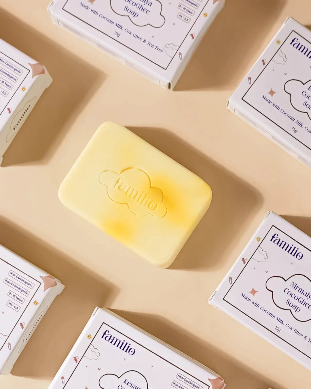 India's First Kesar & Ghee Skin Softening Soap (Pack of 2)