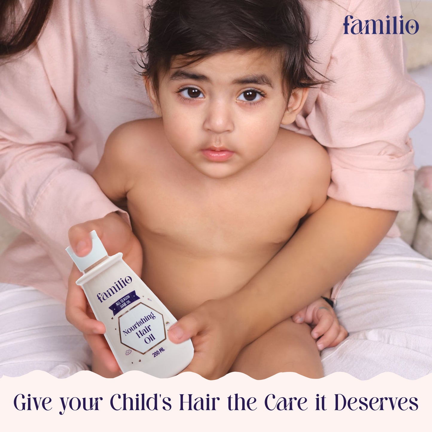 India’s Gentlest Kid’s Hair Oil for Frizz-Free, Tangle-Free, and Boost Hair Growth