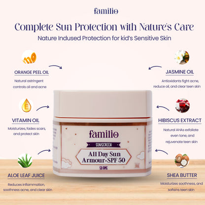 All Day Sun Armour Kid's Sunscreen - SPF 50