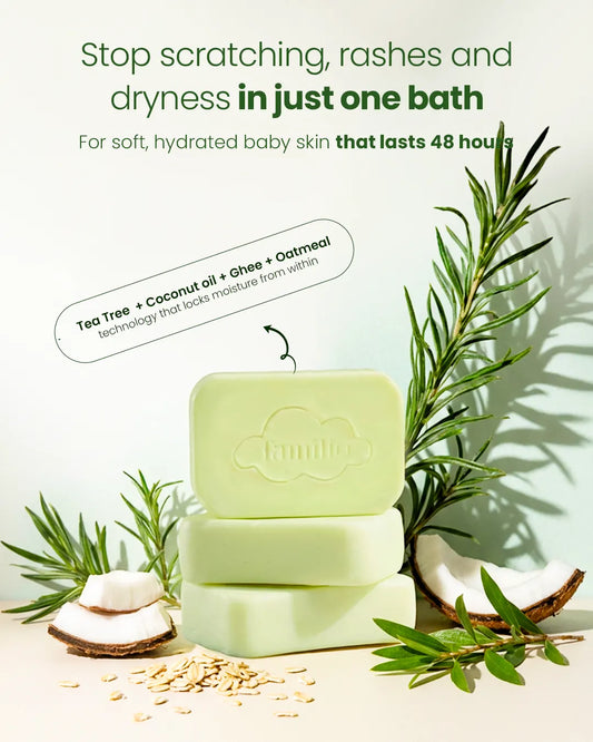 Nirmalaya CocoGhee Soap - Teatree (Pack of 2)