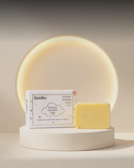 India's First Kesar & Ghee Skin Softening Soap (Pack of 2)